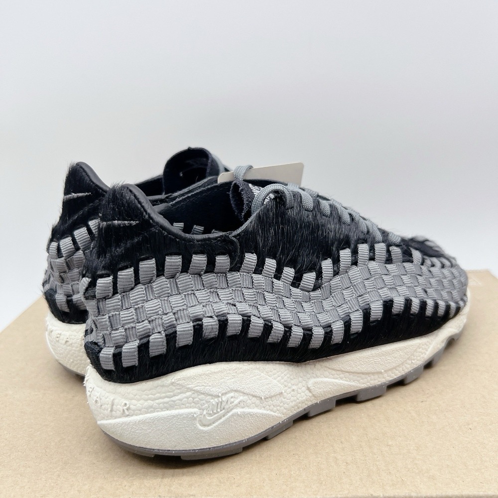 Nike Air Footscape Woven Women's Platform Sneakers Shoes Black Grey US 5.5 - Picture 6 of 13